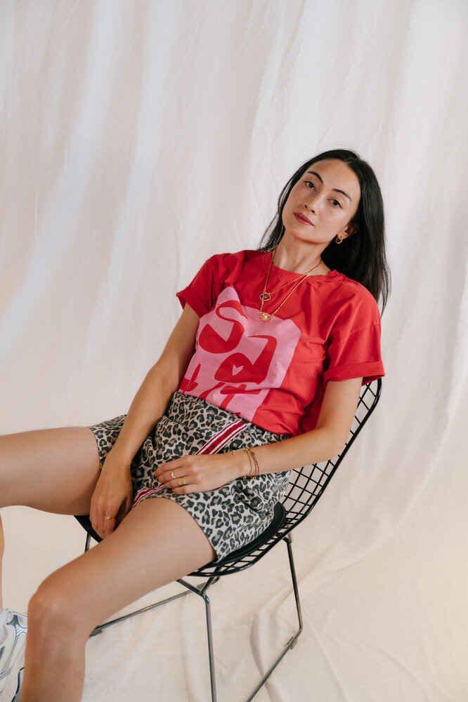 LEANDRA jupe-short léopard LEANDRA jupe-short léopard