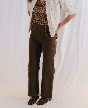 VICTORINE jean marron VICTORINE jean marron