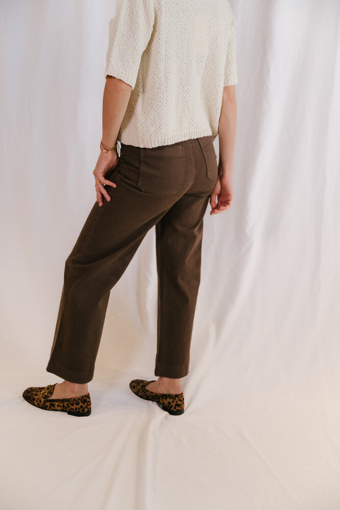 VICTORINE jean marron VICTORINE jean marron