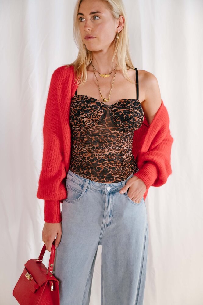 AMERICAN VINTAGE JALINA gilet rouge