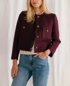 MEREDITH veste bordeaux MEREDITH veste bordeaux