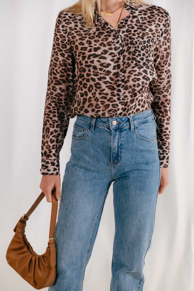 ADELAIDE chemisier leopard ADELAIDE chemisier leopard
