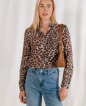 ADELAIDE chemisier leopard