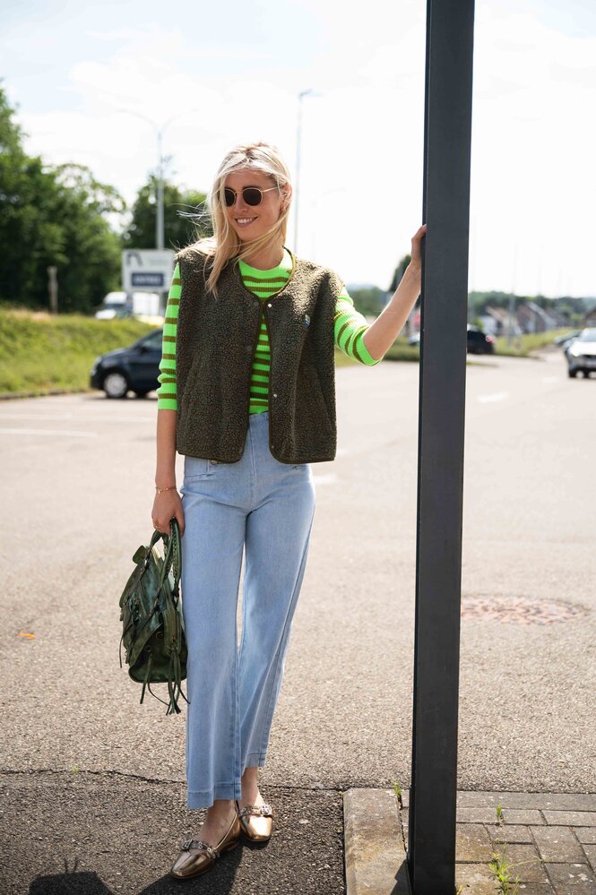 HOK polaire sans manches kaki