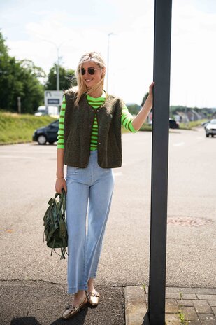 HOK polaire sans manches kaki