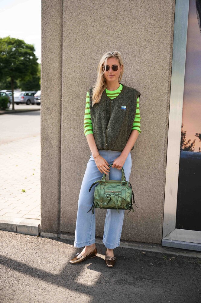 HOK polaire sans manches kaki