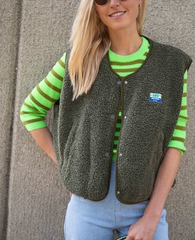 HOK polaire sans manches kaki