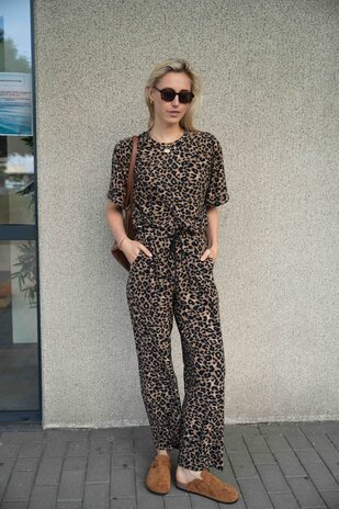 MELISSA pantalon léopard