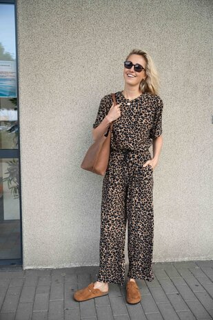 MELISSA pantalon léopard