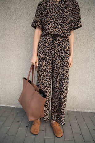 MELISSA pantalon léopard