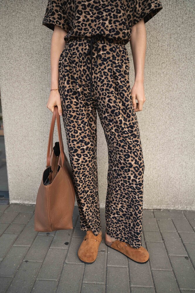 MELISSA pantalon léopard