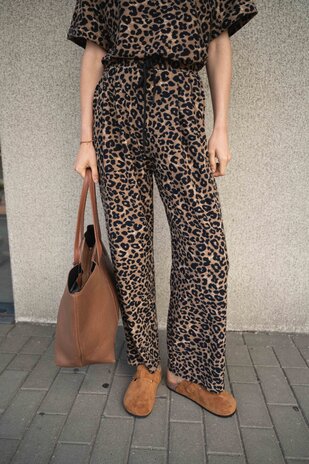 MELISSA pantalon léopard
