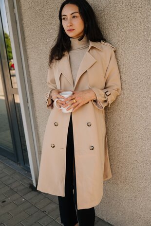 ABELLE trench camel ABELLE trench camel