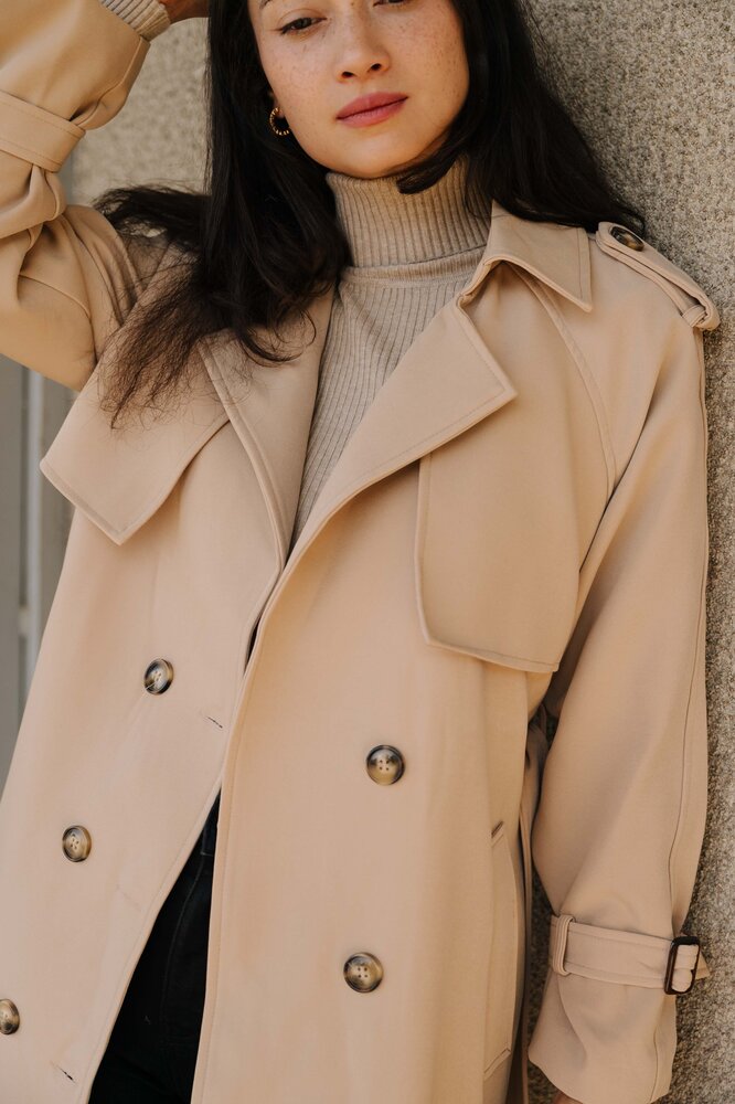 ABELLE trench camel ABELLE trench camel
