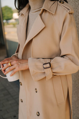 ABELLE trench camel ABELLE trench camel