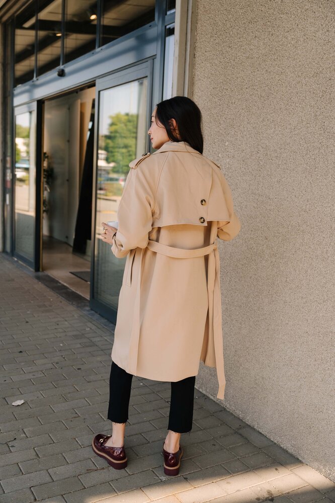 ABELLE trench camel ABELLE trench camel