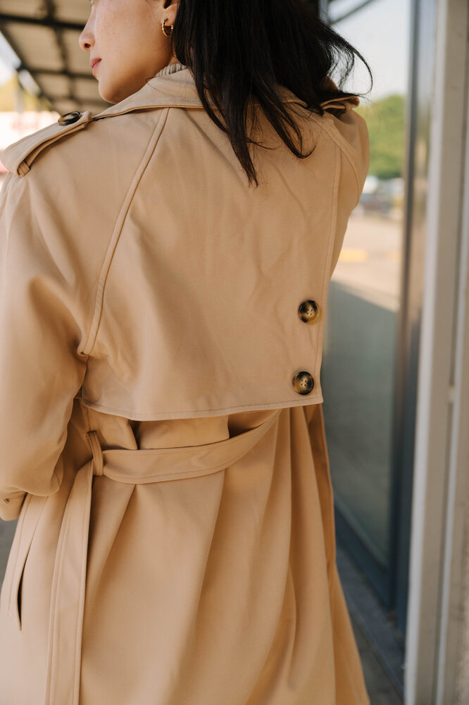 ABELLE trench camel ABELLE trench camel