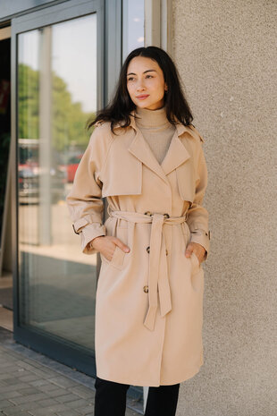 ABELLE trench camel ABELLE trench camel