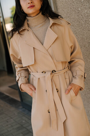 ABELLE trench camel ABELLE trench camel