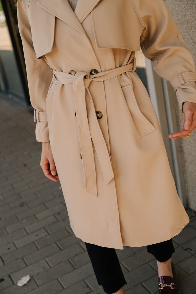 ABELLE trench camel ABELLE trench camel