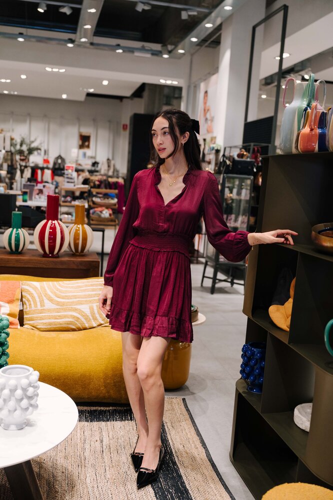 SANDRA robe bordeaux SANDRA robe bordeaux