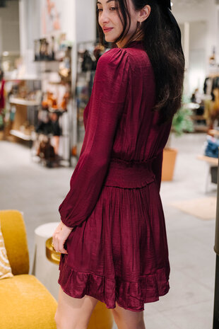 SANDRA robe bordeaux