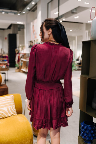 SANDRA robe bordeaux