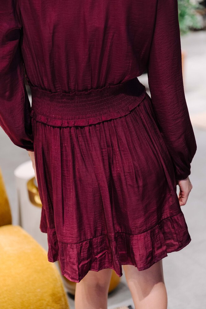 SANDRA robe bordeaux SANDRA robe bordeaux