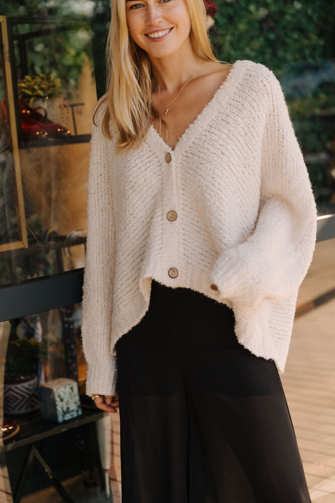 SAVERIA gilet écru SAVERIA gilet écru