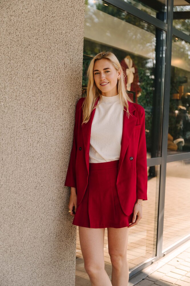 SANDRINE jupe rouge SANDRINE jupe rouge