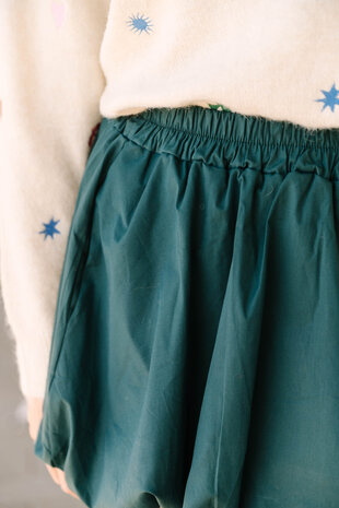 NAIA jupe ballon verte