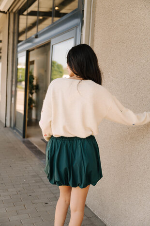 NAIA jupe ballon verte