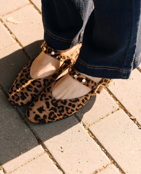 AMALIA ballerines léopard