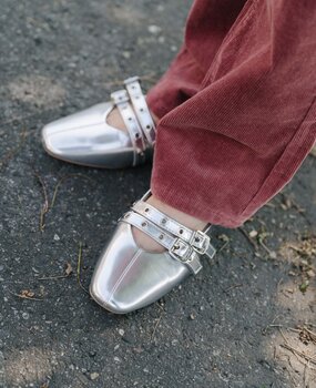 INAYA ballerines argentées INAYA ballerines argentées