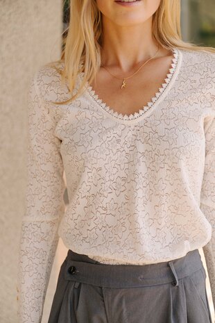 CERISE blouse écrue