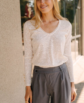 CERISE blouse écrue