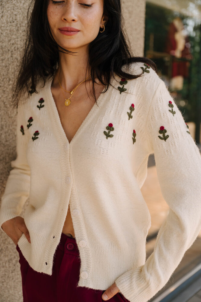 VALENCIA gilet crème VALENCIA gilet crème
