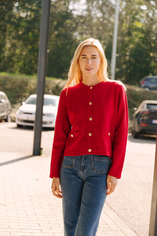 DAVIA gilet rouge DAVIA gilet rouge