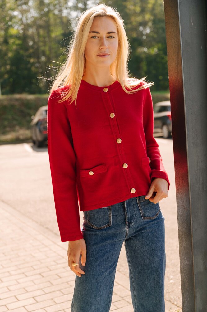 DAVIA gilet rouge DAVIA gilet rouge