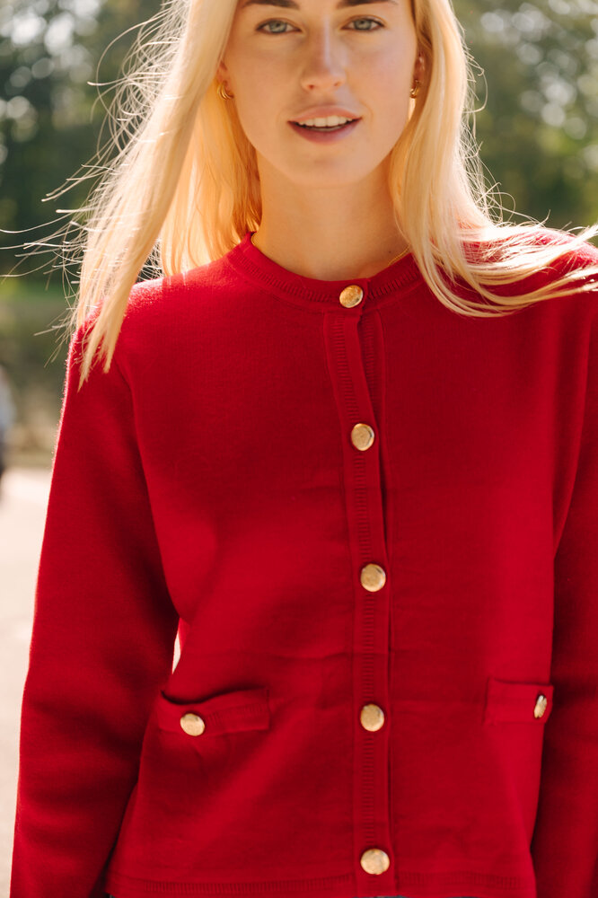 DAVIA gilet rouge DAVIA gilet rouge