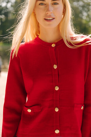 DAVIA gilet rouge DAVIA gilet rouge