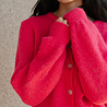 THALIE gilet rose pastèque THALIE gilet rose pastèque