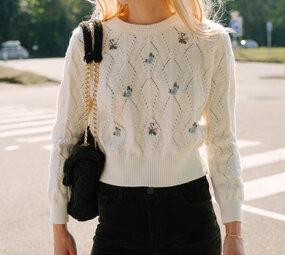 ALLEGRA pull blanc