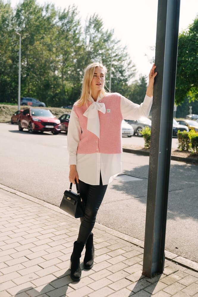 AMERICAN VINTAGE GLORIE gilet rose