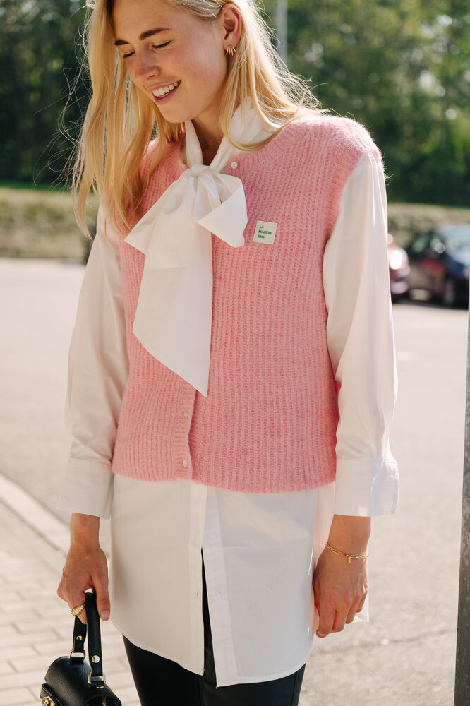 AMERICAN VINTAGE GLORIE gilet rose