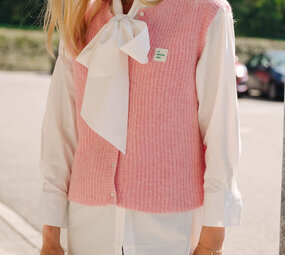 AMERICAN VINTAGE GLORIE gilet rose