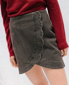 GELENA jupe en jean gris