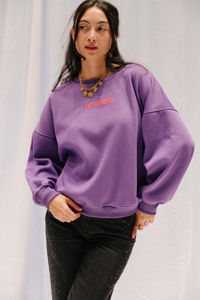 ICONIC sweat mauve
