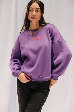 ICONIC sweat mauve