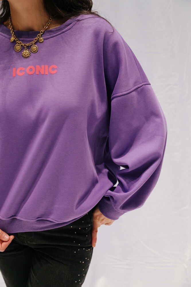 ICONIC sweat mauve